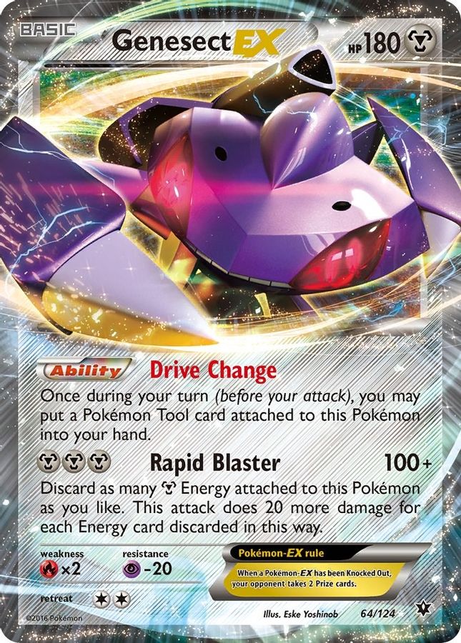 Buy Pokemon cards Australia - Genesect EX 64/124 - Premium Raw Card from Monster Mart - Pokémon Card Emporium - Shop now at Monster Mart - Pokémon Cards Australia. EX, Fates Collide, XY