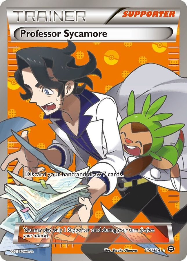 Buy Pokemon cards Australia - Professor Sycamore 114/114 - Premium Raw Card from Monster Mart - Pokémon Card Emporium - Shop now at Monster Mart - Pokémon Cards Australia. Steam Siege, Trainer, XY