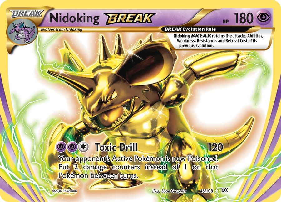 Buy Pokemon cards Australia - Nidoking BREAK 46/108 - Premium Raw Card from Monster Mart - Pokémon Card Emporium - Shop now at Monster Mart - Pokémon Cards Australia. BREAK, Evolutions, MMB40, XY