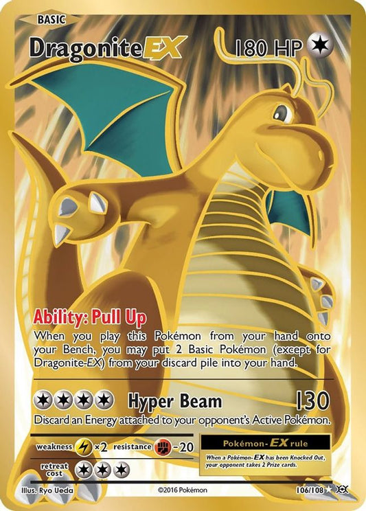 Buy Pokemon cards Australia - Dragonite EX 106/108 - Premium Raw Card from Monster Mart - Pokémon Card Emporium - Shop now at Monster Mart - Pokémon Cards Australia. Evolutions, EX, Full Art, Ultra Rare, XY