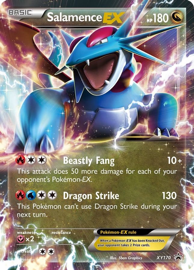 Buy Pokemon cards Australia - Salamence EX XY170 - Premium Raw Card from Monster Mart - Pokémon Card Emporium - Shop now at Monster Mart - Pokémon Cards Australia. Black Star Promo, EX, Promo