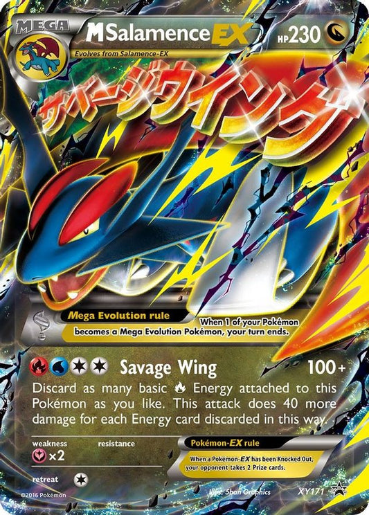 Buy Pokemon cards Australia - M Salamence EX XY171 - Premium Raw Card from Monster Mart - Pokémon Card Emporium - Shop now at Monster Mart - Pokémon Cards Australia. Black Star Promo, EX, Mega, Promo, XY