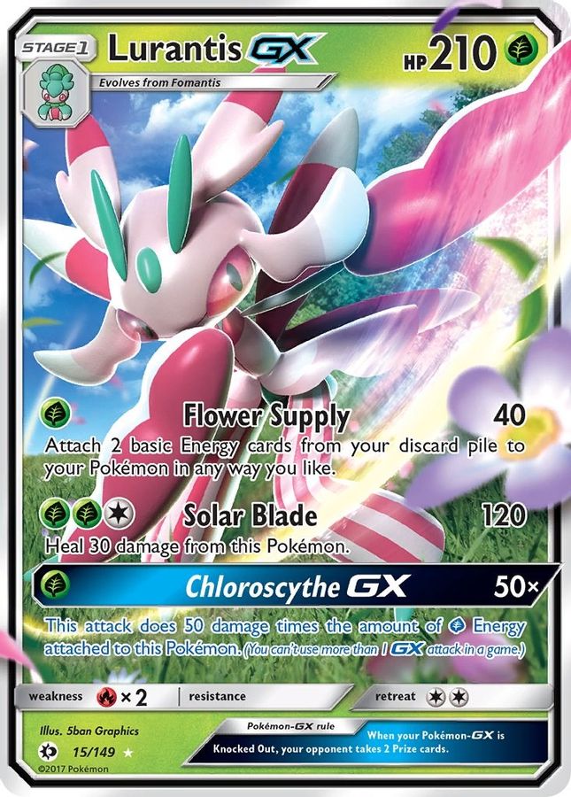 Buy Pokemon cards Australia - Lurantis GX 15/149 - Premium Raw Card from Monster Mart - Pokémon Card Emporium - Shop now at Monster Mart - Pokémon Cards Australia. GX, Sun & Moon