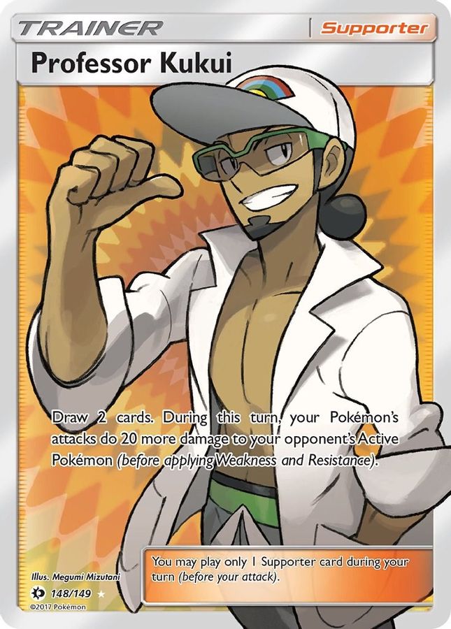 Buy Pokemon cards Australia - Professor Kukui Trainer 148/149 - Premium Raw Card from Monster Mart - Pokémon Card Emporium - Shop now at Monster Mart - Pokémon Cards Australia. Sun & Moon, Trainer