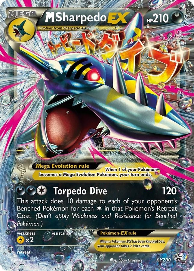 Buy Pokemon cards Australia - M Sharpedo EX XY200 - Premium Raw Card from Monster Mart - Pokémon Card Emporium - Shop now at Monster Mart - Pokémon Cards Australia. Black Star Promo, EX, Mega, Promo, XY