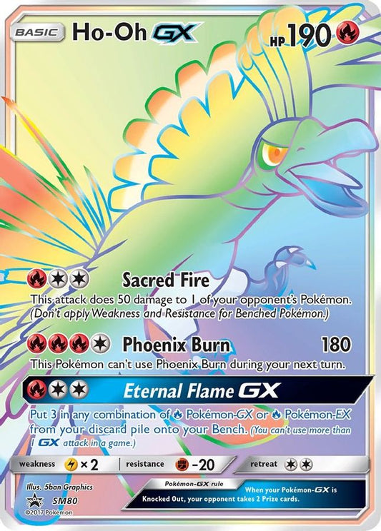 Buy Pokemon cards Australia - Ho-Oh GX SM80 - Premium Raw Card from Monster Mart - Pokémon Card Emporium - Shop now at Monster Mart - Pokémon Cards Australia. GX, Promo, Rainbow, Sun & Moon