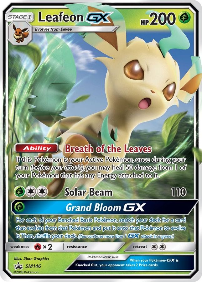 Buy Pokemon cards Australia - Leafeon GX SM146 - Premium Raw Card from Monster Mart - Pokémon Card Emporium - Shop now at Monster Mart - Pokémon Cards Australia. GX, New 18 Mar, Promo