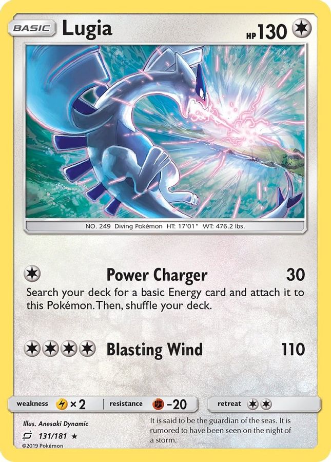 Buy Pokemon cards Australia - Lugia 131/181 - Premium Raw Card from Monster Mart - Pokémon Card Emporium - Shop now at Monster Mart - Pokémon Cards Australia. Holo, SM, Team Up