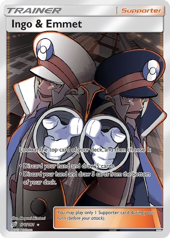 Buy Pokemon cards Australia - Ingo & Emmet 176/181 - Premium Raw Card from Monster Mart - Pokémon Card Emporium - Shop now at Monster Mart - Pokémon Cards Australia. Full Art, New 11 Mar, SM, Team Up, Trainer