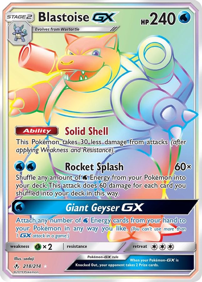 Buy Pokemon cards Australia - Blastoise GX 218/214 - Premium Raw Card from Monster Mart - Pokémon Card Emporium - Shop now at Monster Mart - Pokémon Cards Australia. GX, New 11 Mar, Rainbow, Secret Rare, Unbroken Bonds