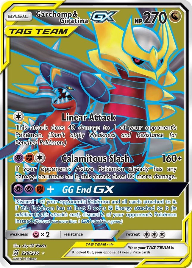 Buy Pokemon cards Australia - Garchomp & Giratina GX 228/236 - Premium Raw Card from Monster Mart - Pokémon Card Emporium - Shop now at Monster Mart - Pokémon Cards Australia. Full Art, GX, New 18 Mar, Tag Team, Unified Minds