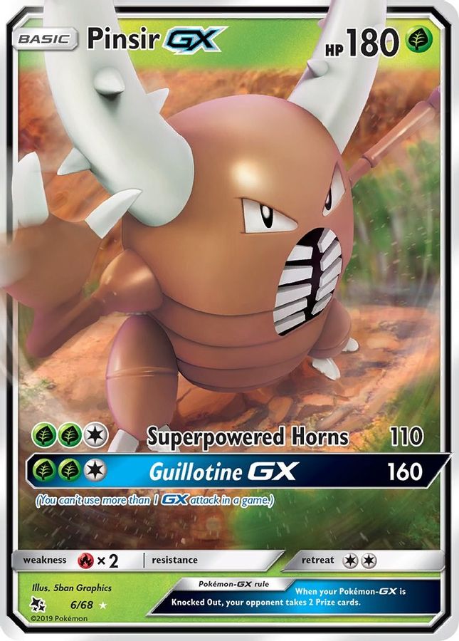 Buy Pokemon cards Australia - Pinsir GX 6/68 - Premium Raw Card from Monster Mart - Pokémon Card Emporium - Shop now at Monster Mart - Pokémon Cards Australia. GX, Hidden Fates