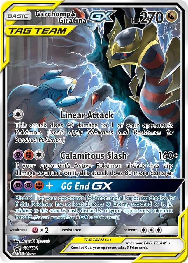 Buy Pokemon cards Australia - Garchomp & Giratina GX SM193 - Premium Raw Card from Monster Mart - Pokémon Card Emporium - Shop now at Monster Mart - Pokémon Cards Australia. GX, Promo, Sun & Moon, Tag Team