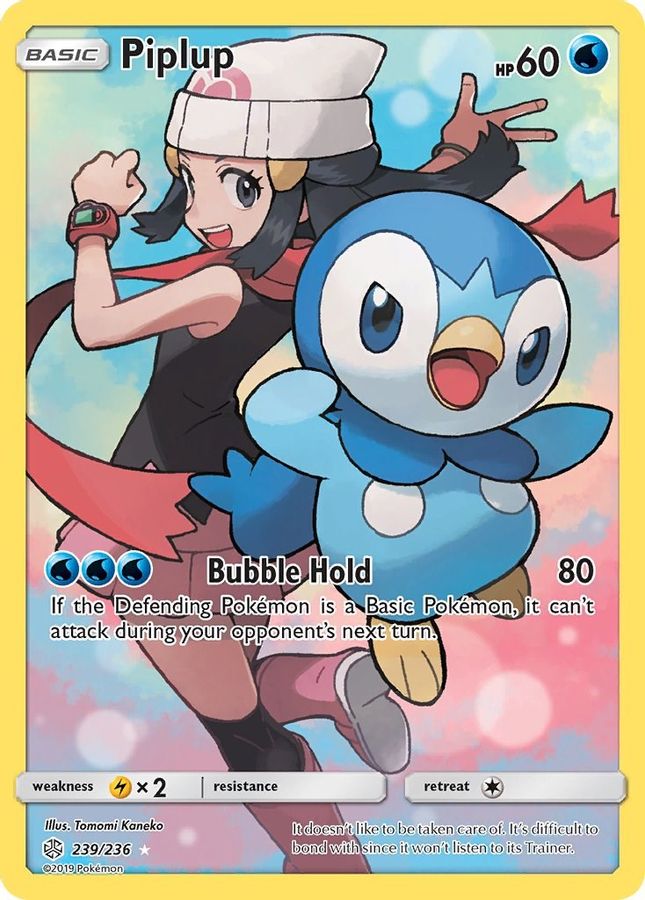 Buy Pokemon cards Australia - Piplup 239/236 - Premium Raw Card from Monster Mart - Pokémon Card Emporium - Shop now at Monster Mart - Pokémon Cards Australia. Cosmic Eclipse, SM