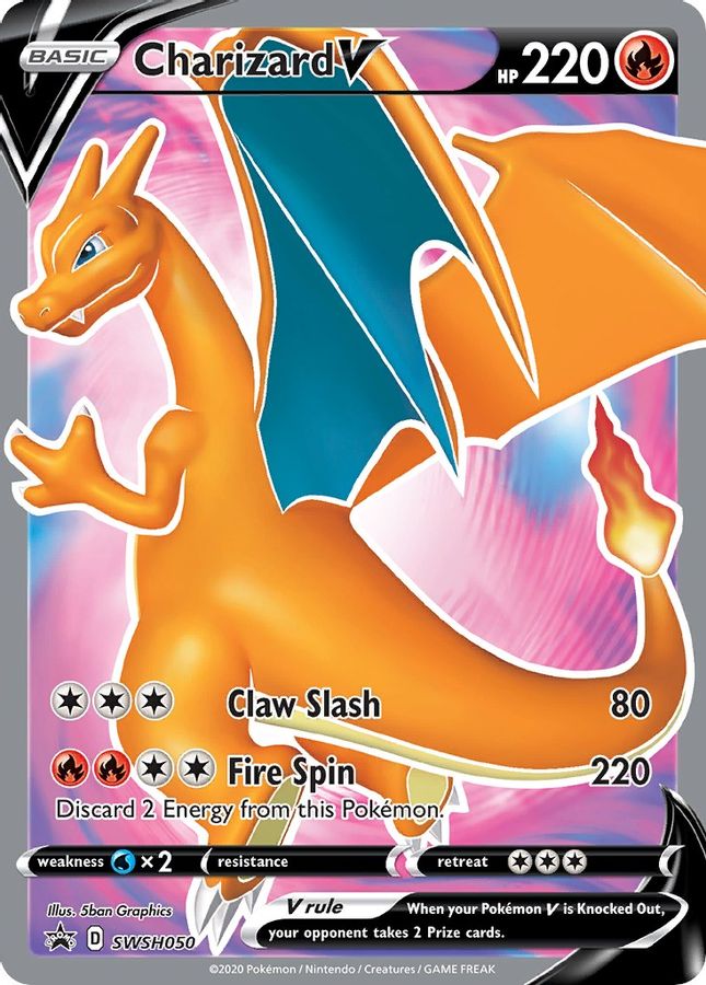 Buy Pokemon cards Australia - Charizard V SWSH050 - Premium Raw Card from Monster Mart - Pokémon Card Emporium - Shop now at Monster Mart - Pokémon Cards Australia. Promo, Sword & Shield