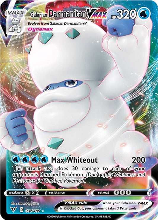 Buy Pokemon cards Australia - Darmanitan VMAX 037/185 - Premium Raw Card from Monster Mart - Pokémon Card Emporium - Shop now at Monster Mart - Pokémon Cards Australia. Vivid Voltage, VMAX