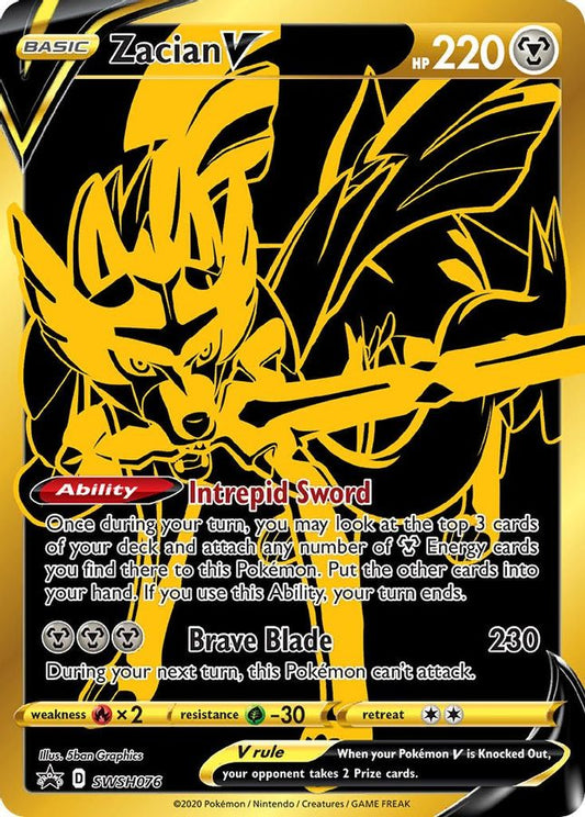 Buy Pokemon cards Australia - Zacian V Promo SWSH076 - Premium Raw Card from Monster Mart - Pokémon Card Emporium - Shop now at Monster Mart - Pokémon Cards Australia. Promo