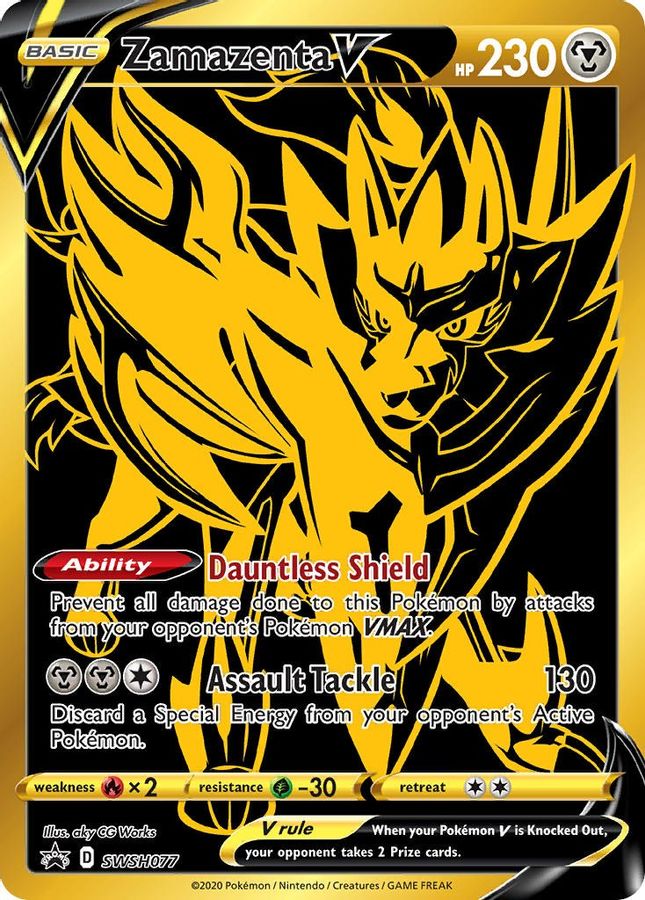 Buy Pokemon cards Australia - Zamazenta V SWSH077 - Premium Raw Card from Monster Mart - Pokémon Card Emporium - Shop now at Monster Mart - Pokémon Cards Australia. New 18 Mar, Promo, Sword & Shield