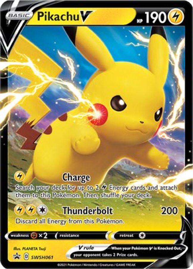 Buy Pokemon cards Australia - Pikachu V Promo SWSH061 - Premium Raw Card from Monster Mart - Pokémon Card Emporium - Shop now at Monster Mart - Pokémon Cards Australia. MMB40, Promo