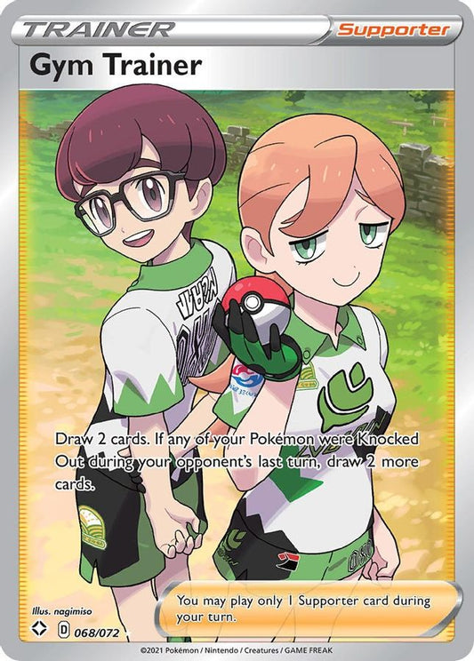 Buy Pokemon cards Australia - Gym Trainer 068/072 - Premium Raw Card from Monster Mart - Pokémon Card Emporium - Shop now at Monster Mart - Pokémon Cards Australia. MMB30, Shining Fates, Trainer