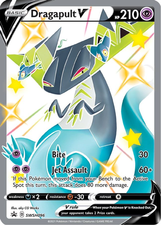 Buy Pokemon cards Australia - Dragapult V Promo SWSH096 - Premium  from Monster Mart - Pokémon Card Emporium - Shop now at Monster Mart - Pokémon Cards Australia. BF10, Promo