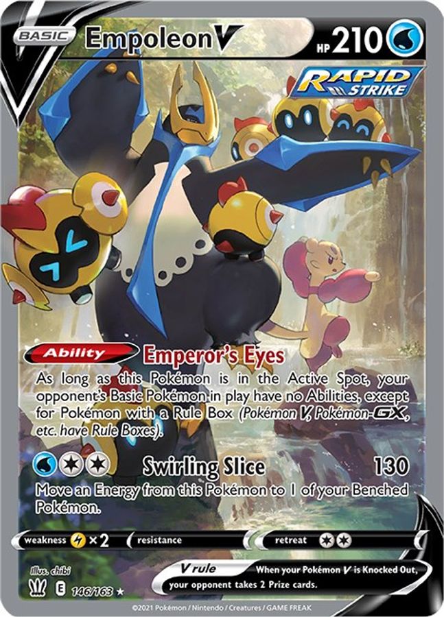 Buy Pokemon cards Australia - Empoleon V Alt Art 146/163 - Premium Raw Card from Monster Mart - Pokémon Card Emporium - Shop now at Monster Mart - Pokémon Cards Australia. Alt Art, Battle Styles