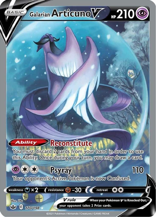 Buy Pokemon cards Australia - Articuno V Alt Art 170/198 - Premium Raw Card from Monster Mart - Pokémon Card Emporium - Shop now at Monster Mart - Pokémon Cards Australia. Alt Art, Chilling Reign