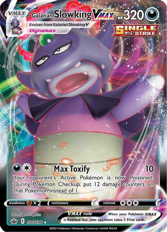 Buy Pokemon cards Australia - Slowking VMAX 100/198 - Premium Raw Card from Monster Mart - Pokémon Card Emporium - Shop now at Monster Mart - Pokémon Cards Australia. Chilling Reign, VMAX
