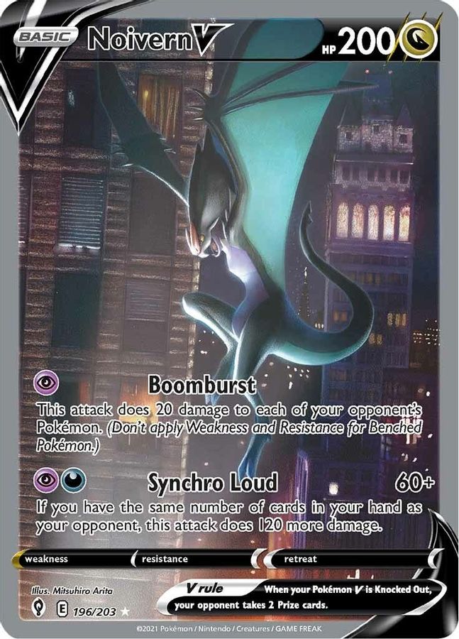 Buy Pokemon cards Australia - Noivern V Alt Art 196/203 - Premium Raw Card from Monster Mart - Pokémon Card Emporium - Shop now at Monster Mart - Pokémon Cards Australia. Alt Art, Evolving Skies