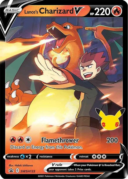 Buy Pokemon cards Australia - Lance's Charizard V SWSH133 - Premium Raw Card from Monster Mart - Pokémon Card Emporium - Shop now at Monster Mart - Pokémon Cards Australia. Celebrations, New 18 Mar, Promo, Sword & Shield