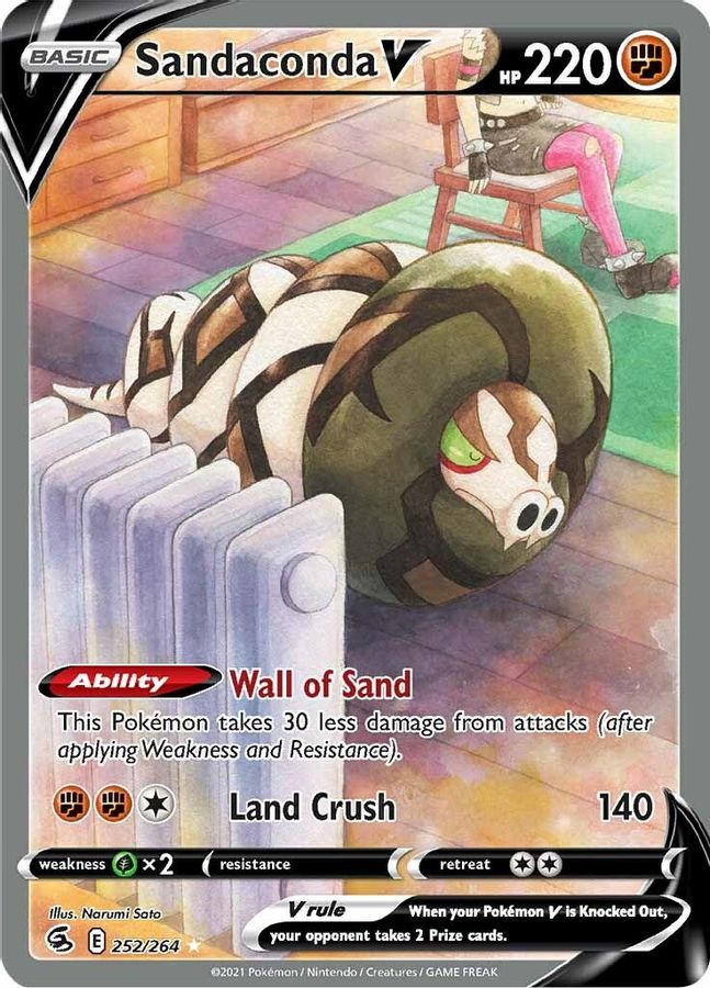 Buy Pokemon cards Australia - Sandaconda V Alt Art 252/264 - Premium Raw Card from Monster Mart - Pokémon Card Emporium - Shop now at Monster Mart - Pokémon Cards Australia. Alt Art, Fusion Strike