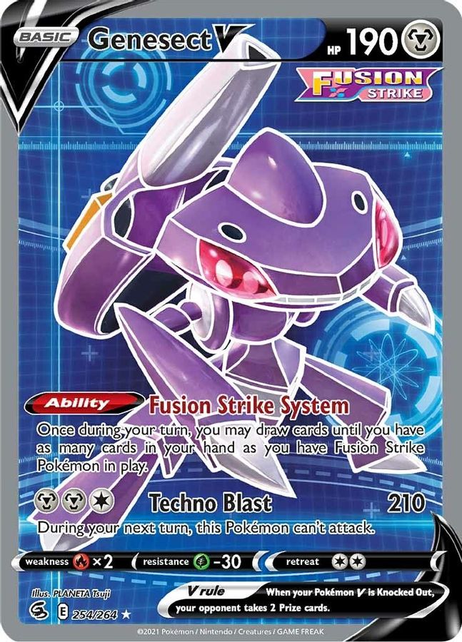 Buy Pokemon cards Australia - Genesect Full Art 254/264 - Premium Raw Card from Monster Mart - Pokémon Card Emporium - Shop now at Monster Mart - Pokémon Cards Australia. Full Art, Fusion Strike