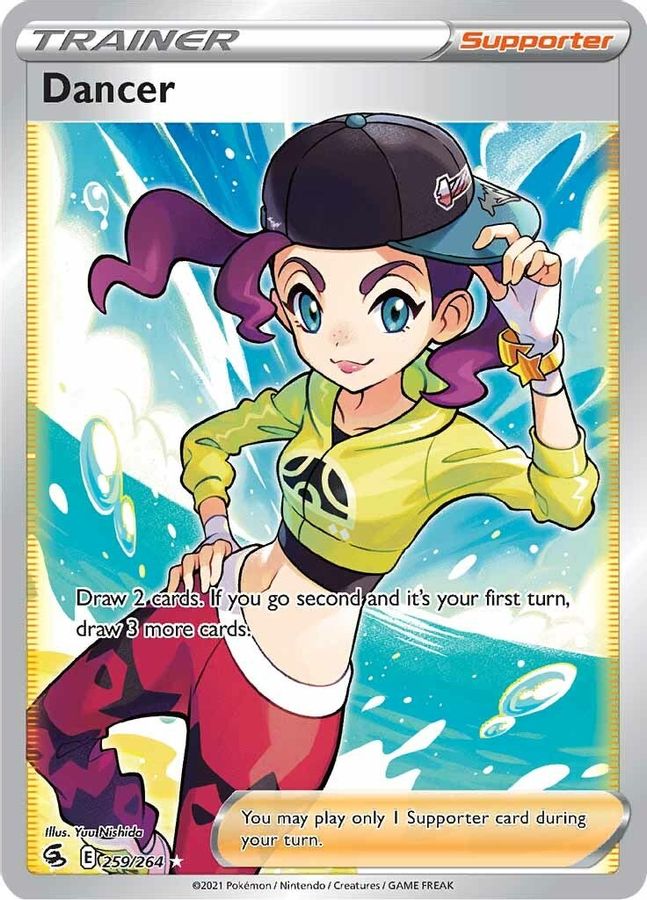 Buy Pokemon cards Australia - Dancer 259/264 - Premium Raw Card from Monster Mart - Pokémon Card Emporium - Shop now at Monster Mart - Pokémon Cards Australia. Fusion Strike, MMB10, Trainer