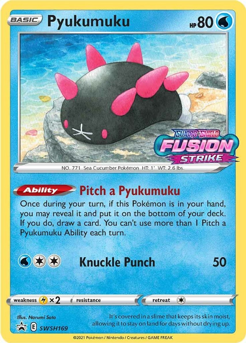 Buy Pokemon cards Australia - Pyukumuku Promo SWSH169 - Premium Raw Card from Monster Mart - Pokémon Card Emporium - Shop now at Monster Mart - Pokémon Cards Australia. Promo, Sword & Shield