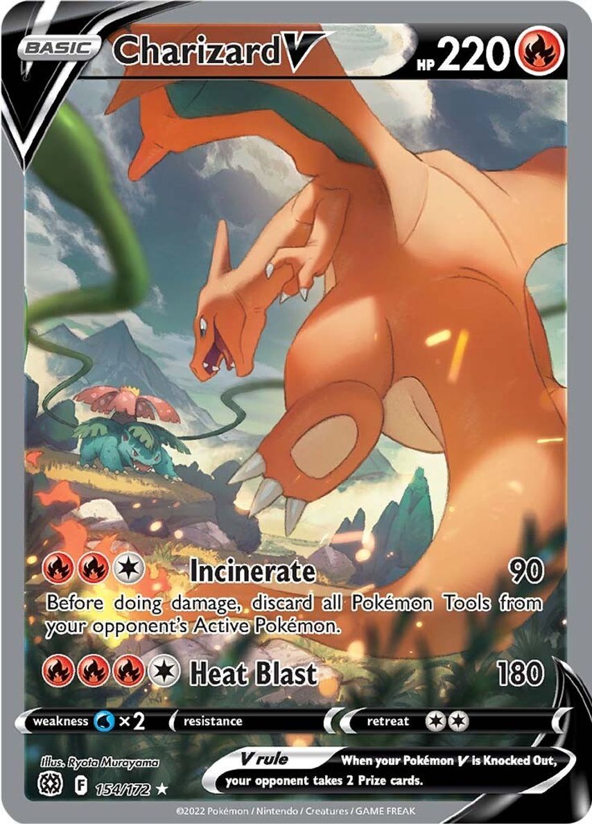 Buy Pokemon cards Australia - Charizard V Alt Art 154/172 - Premium Raw Card from Monster Mart - Pokémon Card Emporium - Shop now at Monster Mart - Pokémon Cards Australia. Alt Art, Brilliant Stars