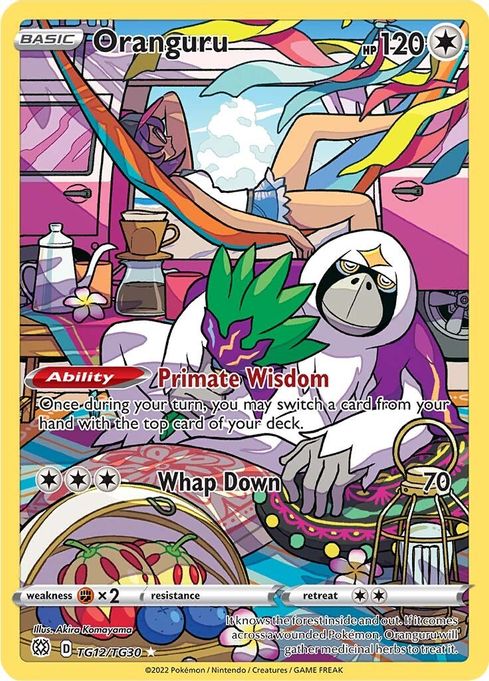 Buy Pokemon cards Australia - Oranguru TG12/TG30 - Premium Raw Card from Monster Mart - Pokémon Card Emporium - Shop now at Monster Mart - Pokémon Cards Australia. Brilliant Stars, Trainer Gallery