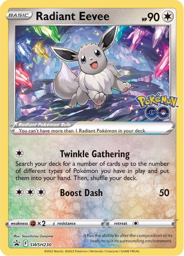 Buy Pokemon cards Australia - Radiant Eevee SWSH230 - Premium  from Monster Mart - Pokémon Card Emporium - Shop now at Monster Mart - Pokémon Cards Australia. BF20, Promo, Radiant