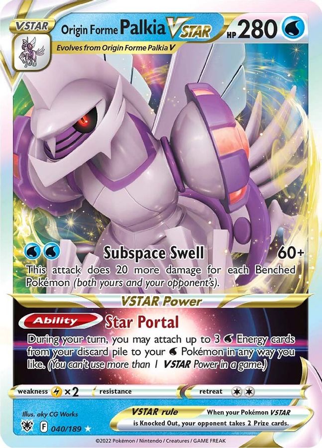 Buy Pokemon cards Australia - Palkia VSTAR 040/189 - Premium Raw Card from Monster Mart - Pokémon Card Emporium - Shop now at Monster Mart - Pokémon Cards Australia. Astral Radiance, VSTAR