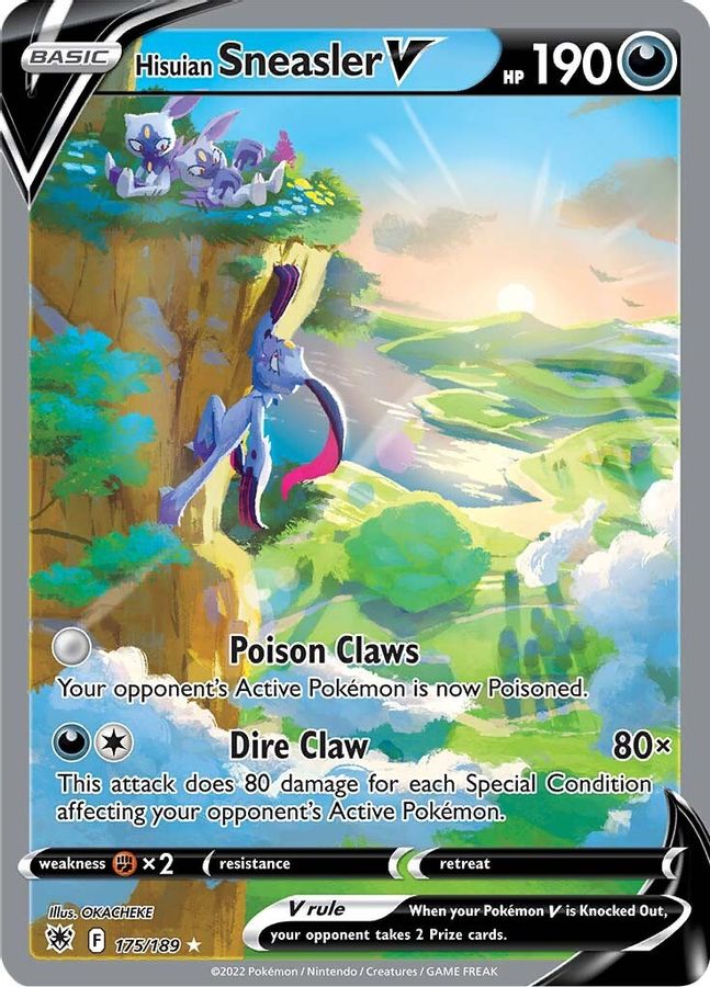 Buy Pokemon cards Australia - Sneasler V Alt Art 175/189 - Premium Raw Card from Monster Mart - Pokémon Card Emporium - Shop now at Monster Mart - Pokémon Cards Australia. Alt Art, Astral Radiance