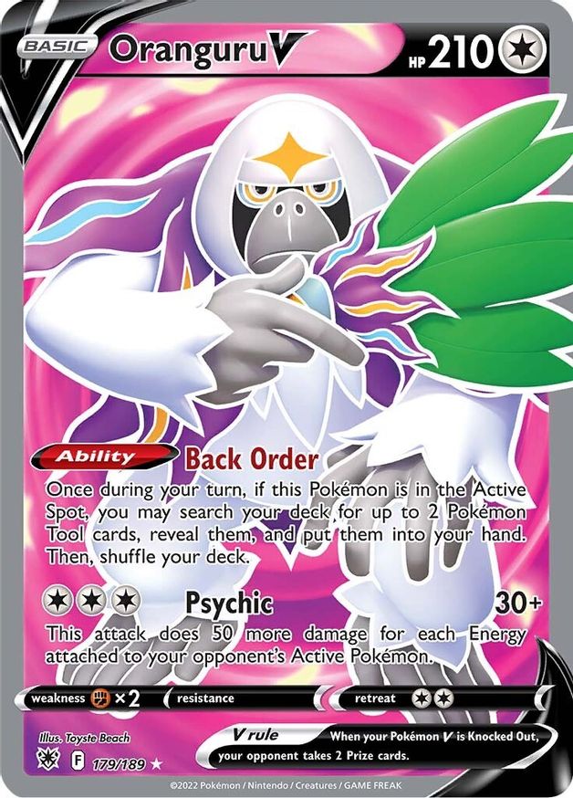 Buy Pokemon cards Australia - Oranguru V Full Art 179/189 - Premium Raw Card from Monster Mart - Pokémon Card Emporium - Shop now at Monster Mart - Pokémon Cards Australia. Astral Radiance, Full Art