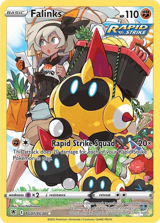 Buy Pokemon cards Australia - Falinks TG07/TG30 - Premium Raw Card from Monster Mart - Pokémon Card Emporium - Shop now at Monster Mart - Pokémon Cards Australia. Astral Radiance, MMB10, Trainer Gallery