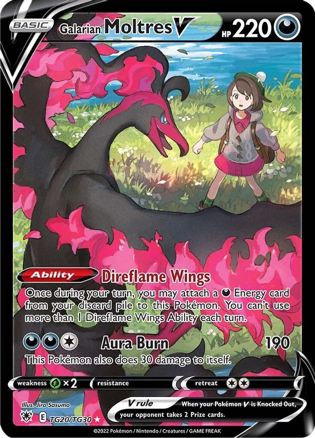 Buy Pokemon cards Australia - Moltres V TG20/TG30 - Premium Raw Card from Monster Mart - Pokémon Card Emporium - Shop now at Monster Mart - Pokémon Cards Australia. Astral Radiance, Trainer Gallery