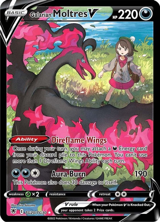 Buy Pokemon cards Australia - Moltres V TG20/TG30 - Premium Raw Card from Monster Mart - Pokémon Card Emporium - Shop now at Monster Mart - Pokémon Cards Australia. Astral Radiance, Trainer Gallery