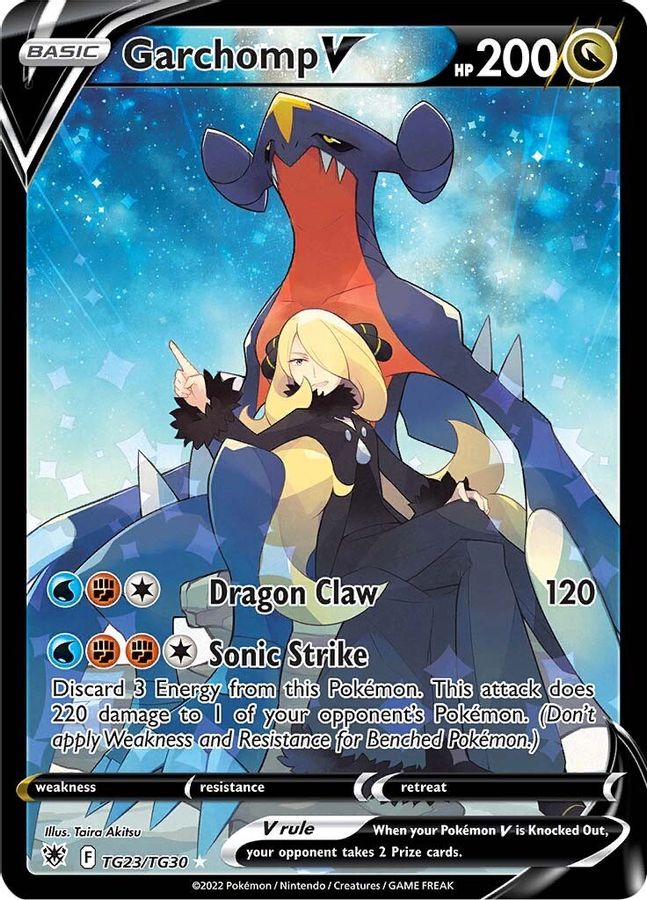 Buy Pokemon cards Australia - Garchomp V TG23/TG30 - Premium Raw Card from Monster Mart - Pokémon Card Emporium - Shop now at Monster Mart - Pokémon Cards Australia. Astral Radiance, Trainer Gallery