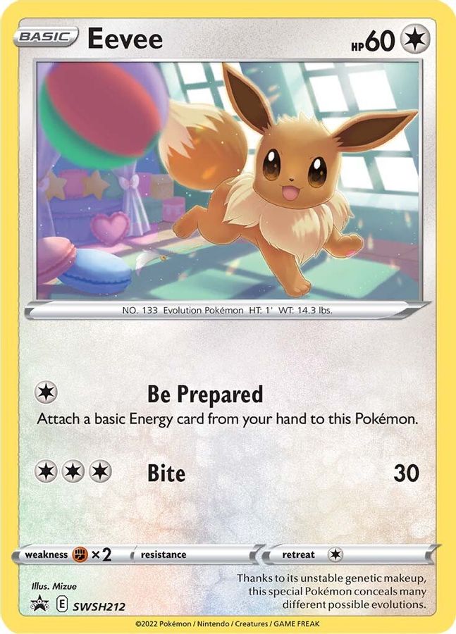 Buy Pokemon cards Australia - Eevee SWSH212 - Premium Raw Card from Monster Mart - Pokémon Card Emporium - Shop now at Monster Mart - Pokémon Cards Australia. Black Star Promo, Promo, Sword & Shield