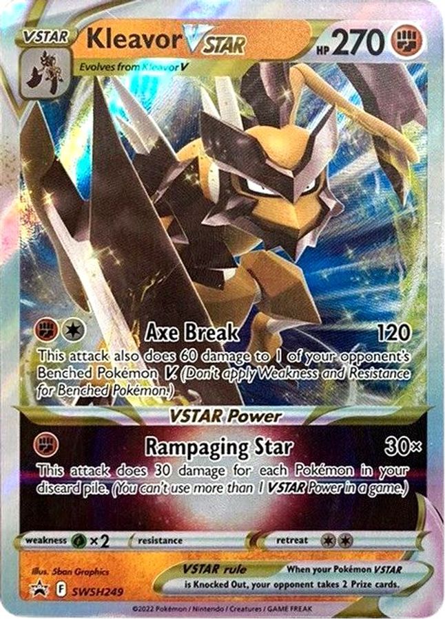 Buy Pokemon cards Australia - Kleavor VSTAR Promo SWSH249 - Premium Raw Card from Monster Mart - Pokémon Card Emporium - Shop now at Monster Mart - Pokémon Cards Australia. MMB30, Promo