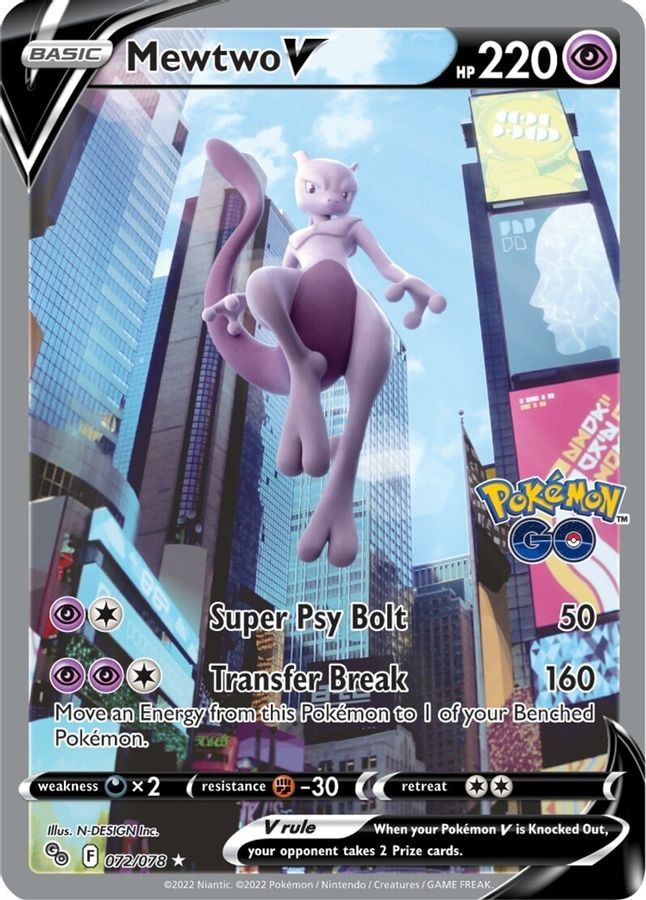 Buy Pokemon cards Australia - Mewtwo V 072/078 - Premium Raw Card from Monster Mart - Pokémon Card Emporium - Shop now at Monster Mart - Pokémon Cards Australia. Alt Art, Pokemon Go