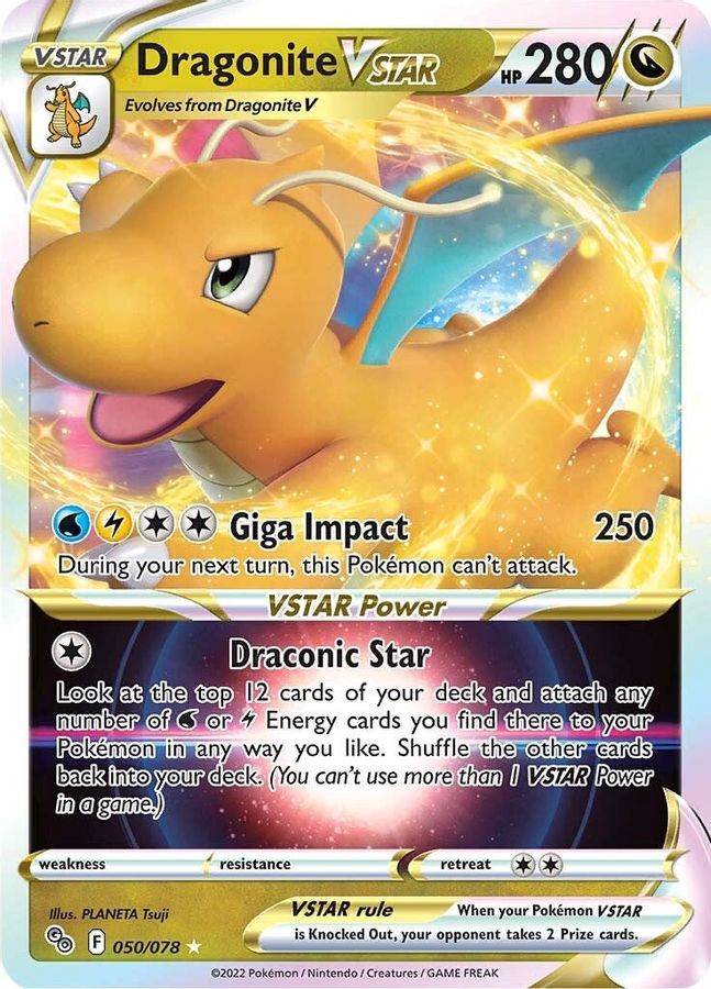 Buy Pokemon cards Australia - Dragonite VSTAR 050/078 - Premium Raw Card from Monster Mart - Pokémon Card Emporium - Shop now at Monster Mart - Pokémon Cards Australia. MMB50, Pokemon GO, VSTAR