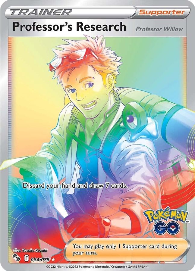 Buy Pokemon cards Australia - Professor's Research 084/078 - Premium Raw Card from Monster Mart - Pokémon Card Emporium - Shop now at Monster Mart - Pokémon Cards Australia. Pokemon Go, Rainbow, Trainer