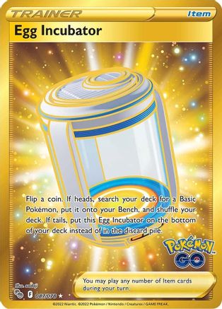 Buy Pokemon cards Australia - Egg Incubator 087/078 - Premium Raw Card from Monster Mart - Pokémon Card Emporium - Shop now at Monster Mart - Pokémon Cards Australia. Pokemon Go, Secret Rare